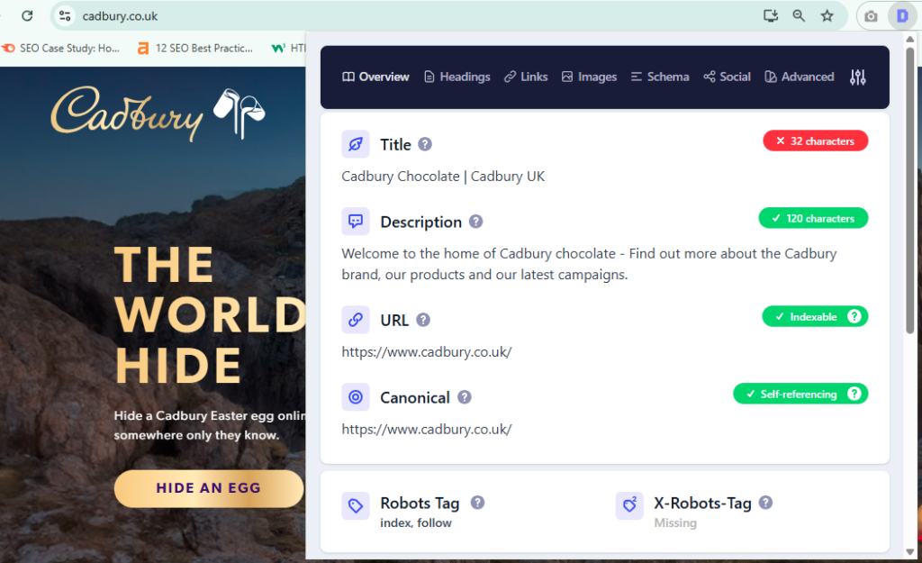 Detailed SEO Extension
