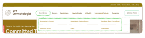 Location-Specific Pages