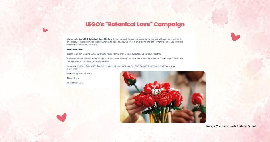 LEGO's Botanical Love Campaign LEGO's Botanical Love Campaign